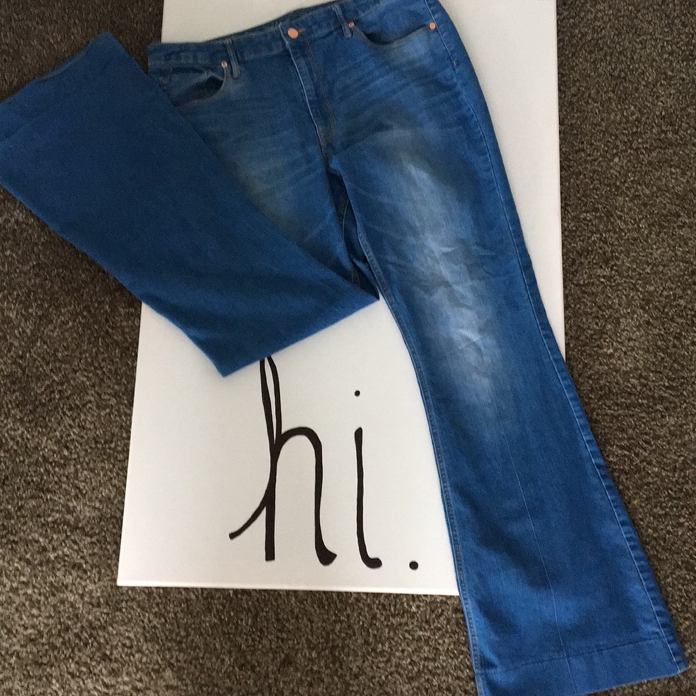 Mossimo high rise, flare jeans.